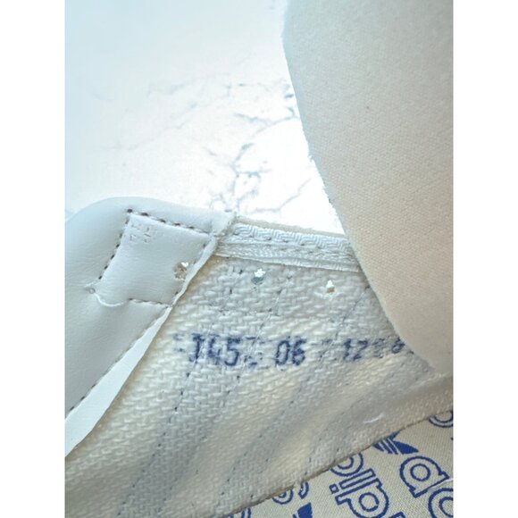 Adidas Vintage 80s Mens Sneakers Size 9 White/Red/Blue Leather & Canvas - Picture 10 of 15